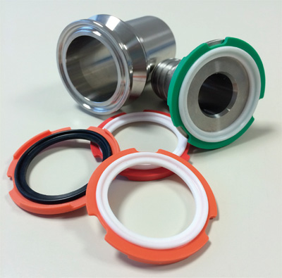 Joint Tri-Clamp 2" Avec Tamis Intégré - Acier Inoxydable 304 Et Téflon, Pour Filtration Grossière (maille 16, >1,19 Mm)