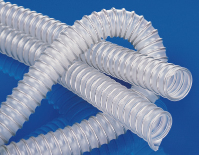 GAINE FLEXIBLE EN POLYURÉTHANE SPIRALE INOX - nortec tuyaux, flexibles,  gaines, raccords, accessoires