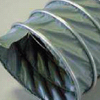GAINE FLEXIBLE ET LÉGÈRE EN TISSU DE VERRE ENDUIT NÉOPRÈNE SPIRALE ACIER